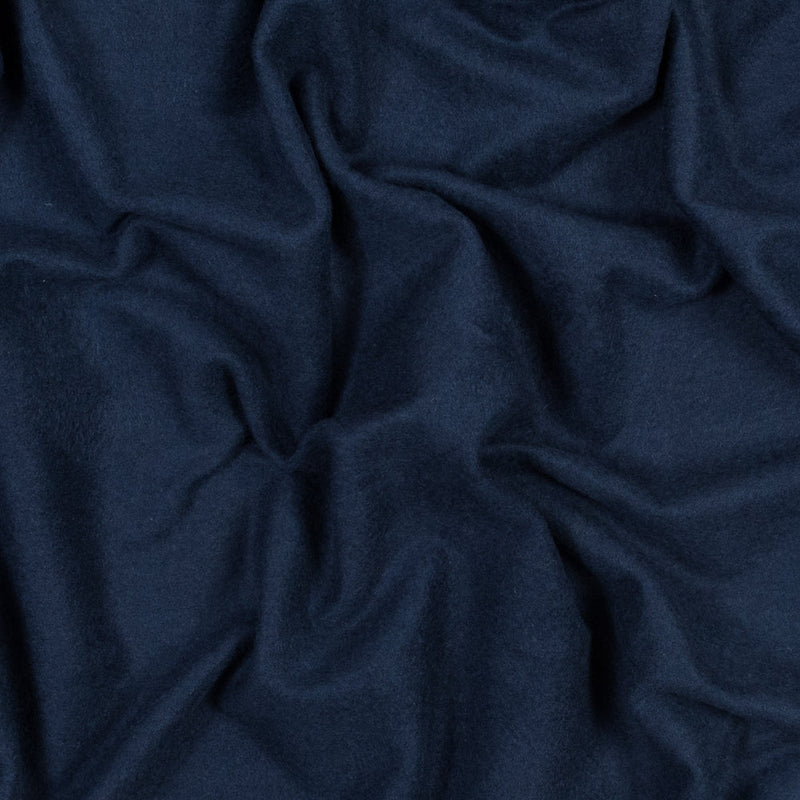 Bamboo and Cotton Stretch Knit Fleece - Navy - Jessamyn Collection