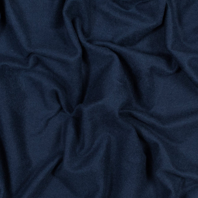 Bamboo and Cotton Stretch Knit Fleece - Navy - Jessamyn Collection