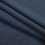 Bamboo and Cotton Stretch Knit Fleece - Heather Lake Blue - Jessamyn Collection