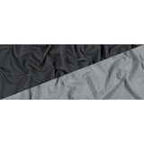 Bamboo and Cotton Stretch Knit Fleece - Heather Charcoal - Jessamyn Collection