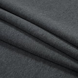 Bamboo and Cotton Stretch Knit Fleece - Heather Charcoal - Jessamyn Collection