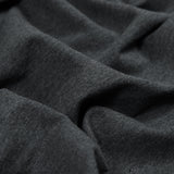 Bamboo and Cotton Stretch Knit Fleece - Heather Charcoal - Jessamyn Collection