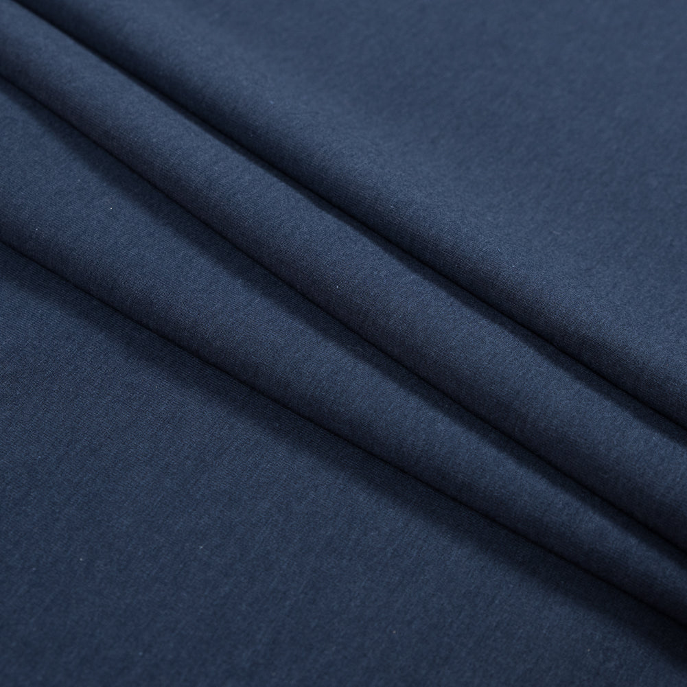 Bamboo Stretch French Terry - Marine - Emei Collection