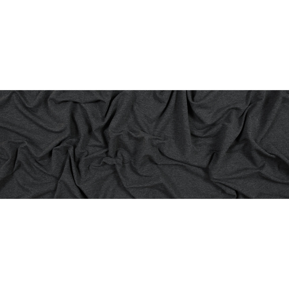 Bamboo Stretch French Terry - Charcoal - Emei Collection