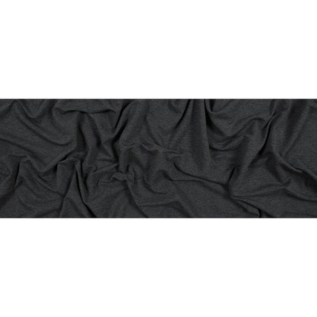 Bamboo Stretch French Terry - Charcoal - Emei Collection