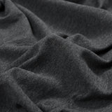 Bamboo Stretch French Terry - Charcoal - Emei Collection