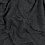 Bamboo Stretch French Terry - Charcoal - Emei Collection