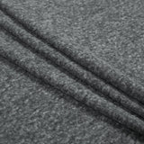 Heather Charcoal Linen and Polyester Knit