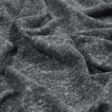 Heather Charcoal Linen and Polyester Knit
