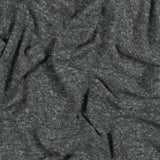 Heather Charcoal Linen and Polyester Knit