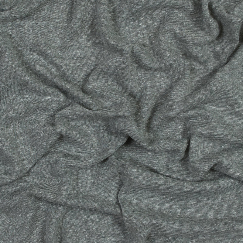 Heather Ash Linen and Polyester Knit