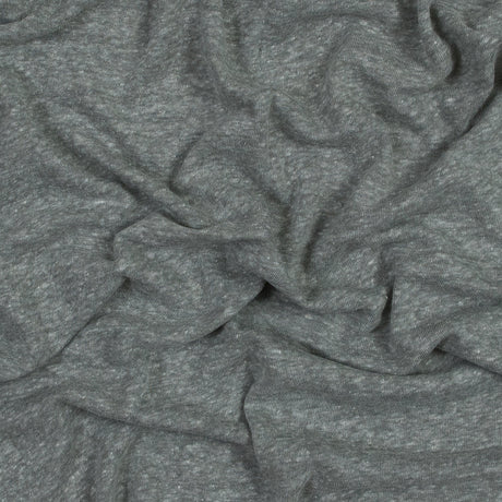 Heather Ash Linen and Polyester Knit