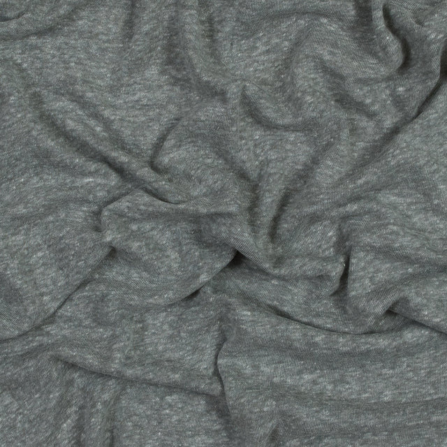 Heather Ash Linen and Polyester Knit