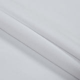 White Tubular Cotton Rib Knit