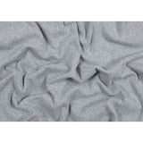 Heathered Light Gray Tubular Cotton Rib Knit