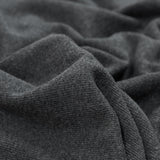 Heathered Charcoal Tubular Cotton Rib Knit
