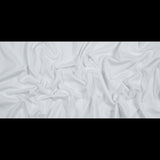 Cotton and Polyester Brushed Fleece - White