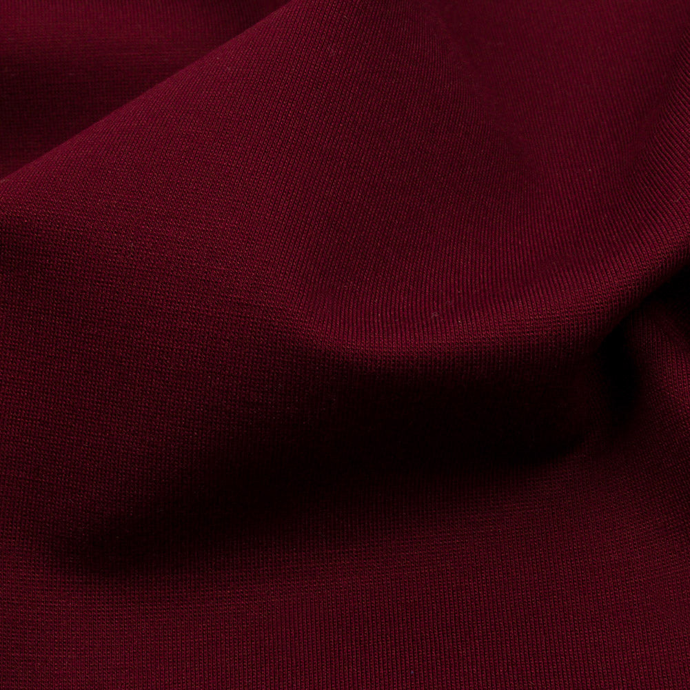Stretch Ponte Knit - Burgundy - Papilio Collection