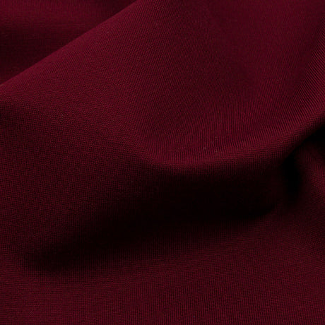 Stretch Ponte Knit - Burgundy - Papilio Collection