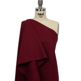 Stretch Ponte Knit - Burgundy - Papilio Collection