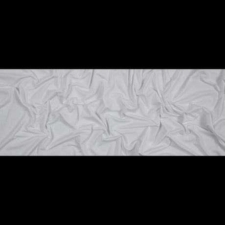 White Stretch Rayon Jersey