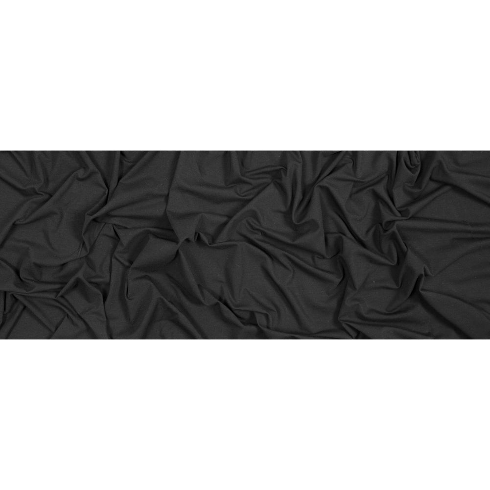 Black Stretch Rayon Jersey