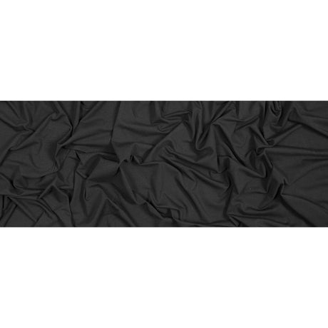 Black Stretch Rayon Jersey