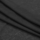 Heathered Black Tissue Weight Cotton Jersey