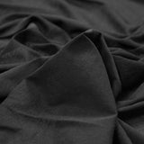 Heathered Black Tissue Weight Cotton Jersey