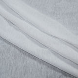 Heathered White Tissue Weight Cotton Jersey