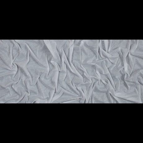 Heathered White Tissue Weight Cotton Jersey