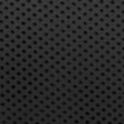 Black Knit Twill with Flocked Polka Dots