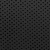 Black Knit Twill with Flocked Polka Dots