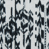 Italian Green and White Abstract Polyester Canvas