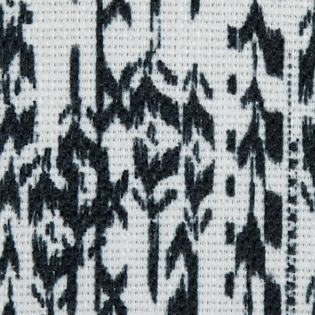 Italian Green and White Abstract Polyester Canvas