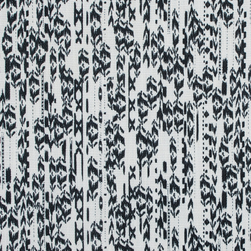 Italian Green and White Abstract Polyester Canvas