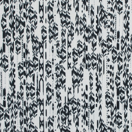 Italian Green and White Abstract Polyester Canvas