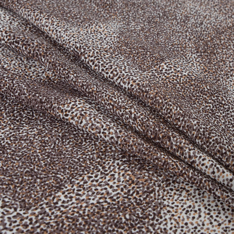 Italian Taupe Animal Digitally Printed Stretch Polyester