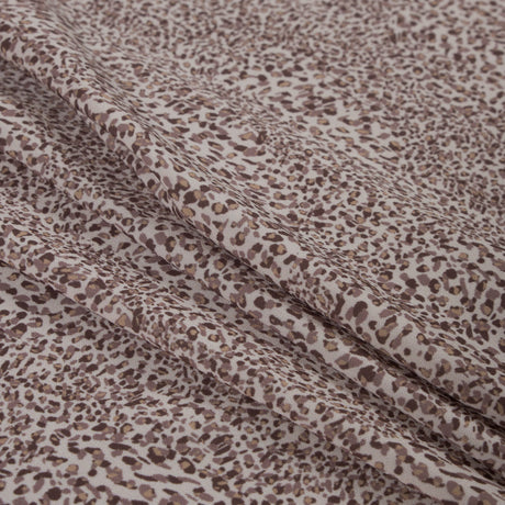 Italian Beige Animal Digitally Printed Stretch Polyester