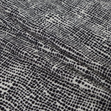 Italian Ivory Reptilian Digitally Printed Stretch Polyester
