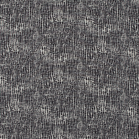 Italian Ivory Reptilian Digitally Printed Stretch Polyester