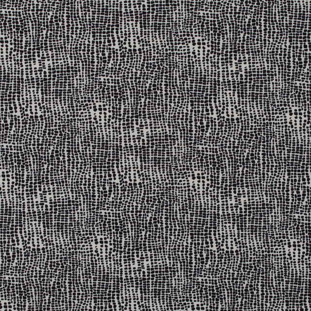 Italian Ivory Reptilian Digitally Printed Stretch Polyester