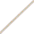 Pink, Yellow and Green Floral German Jacquard Ribbon - 0.625"