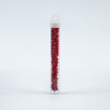 Red Opaque Czech Seed Beads - Size 2