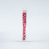 Pink Lined Topaz Czech Seed Beads - Size 2
