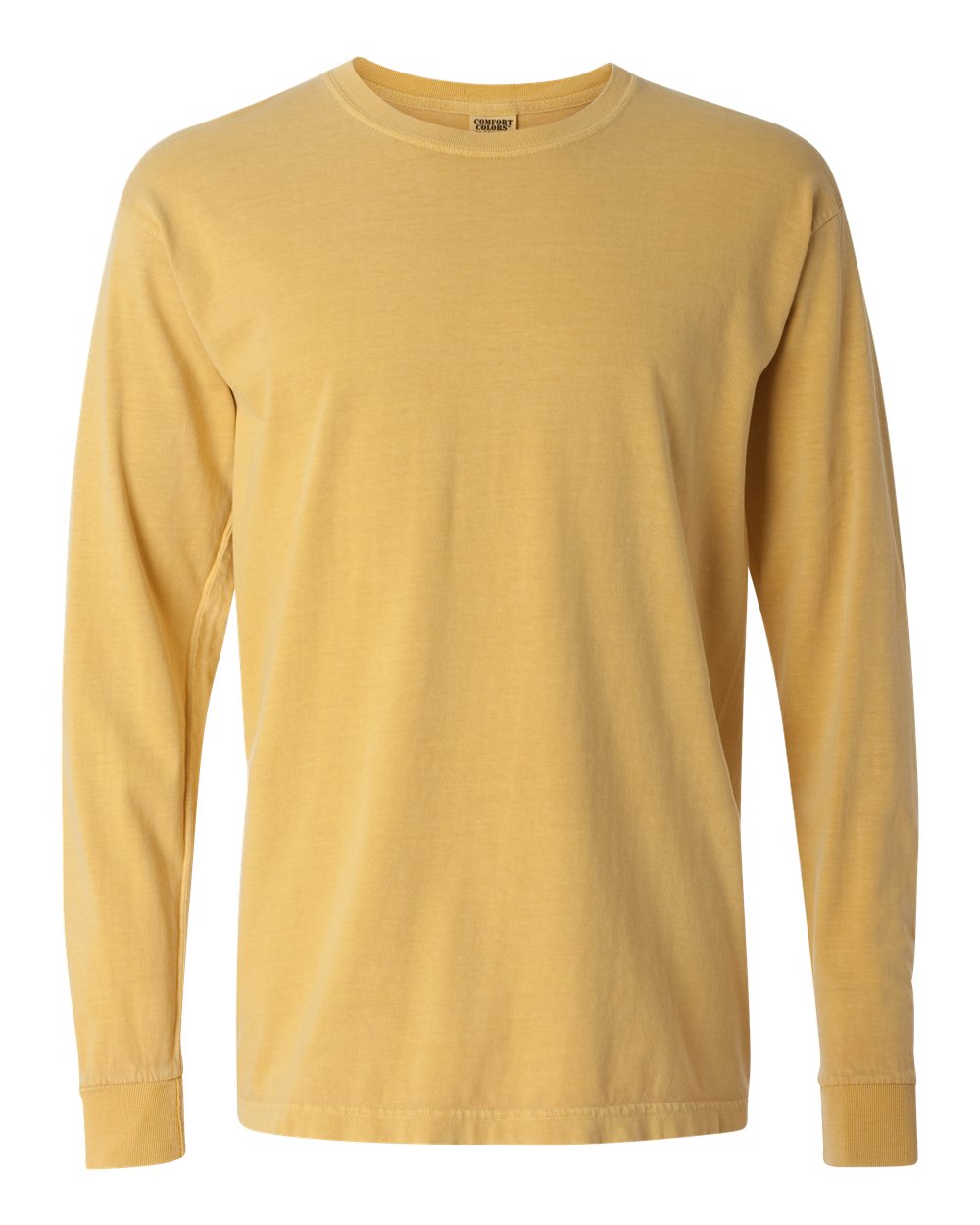 Comfort Colors® Garment-Dyed Heavyweight Crewneck Long Sleeve T-Shirt
