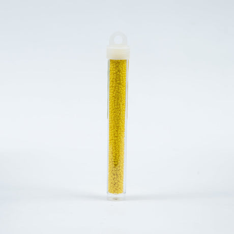 Lemon Yellow Opaque Czech Seed Beads - Size 10