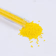 Lemon Yellow Opaque Czech Seed Beads - Size 10