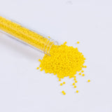 Lemon Yellow Opaque Czech Seed Beads - Size 10