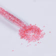 Pink Clear Czech Seed Beads - Size 10